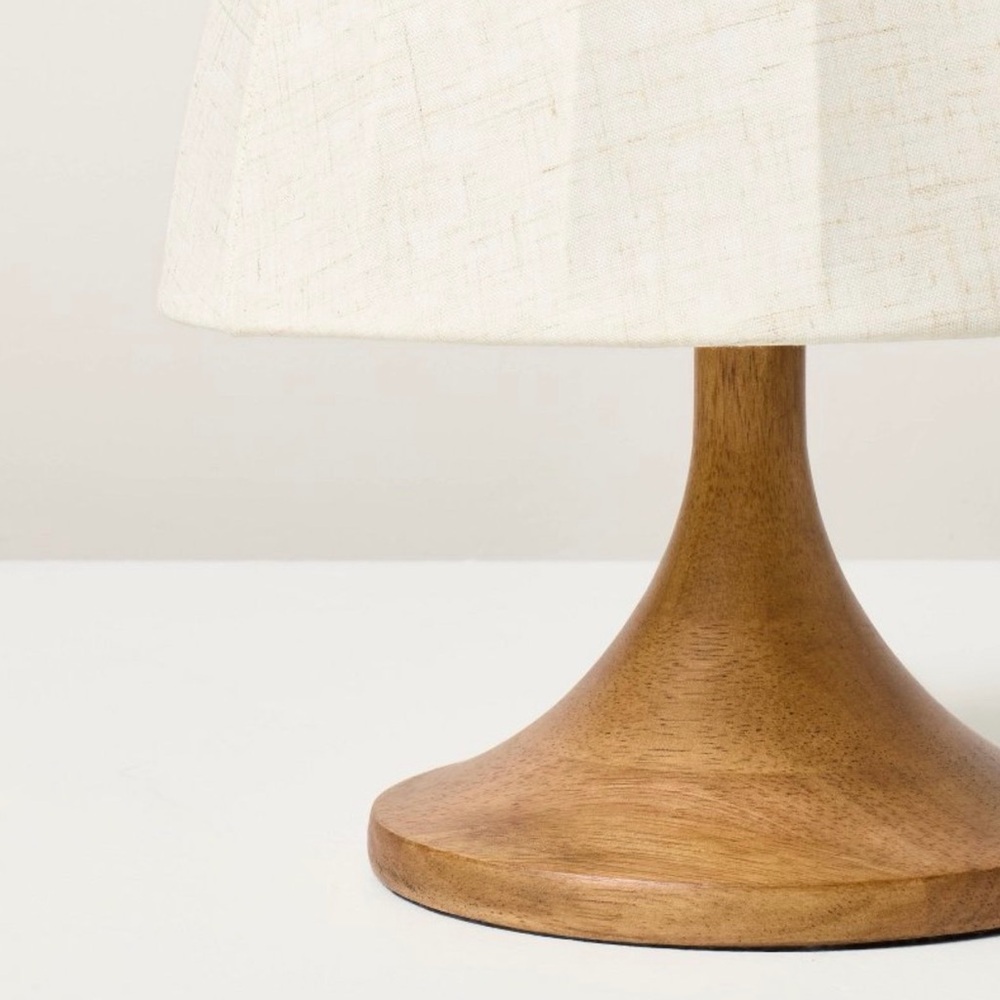 Wood Trumped Table Lamp — Hearth & Hand with Magnolia - Picture 4 of 6